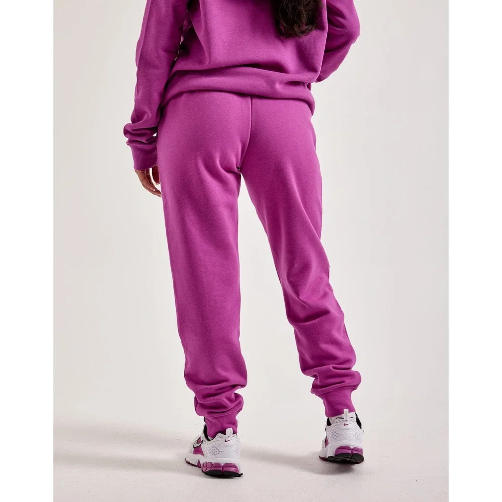 Nike Magenta Pink Nike Club Fleece Mid-Rise Jogger Sweatpants Size Medium